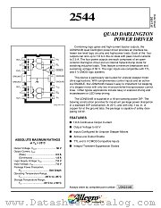 2544 datasheet pdf Allegro MicroSystems