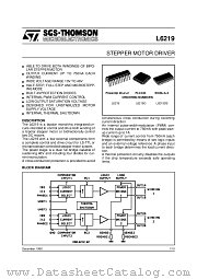 L6219D datasheet pdf ST Microelectronics