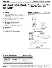 GPLF40T1 datasheet pdf SHARP