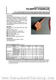FU-68PDF-520M41B datasheet pdf Mitsubishi Electric Corporation