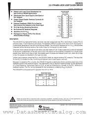 CDC2510PW datasheet pdf Texas Instruments