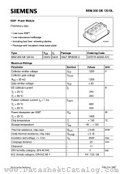 BSM200GB120 datasheet pdf Siemens
