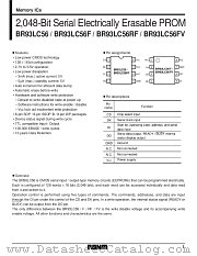 BR93LC56F datasheet pdf ROHM