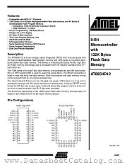 AT89S4D12-12RC datasheet pdf Atmel