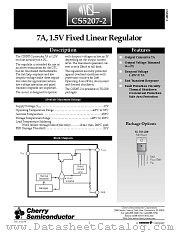 CS5207-2GT3 datasheet pdf Cherry Semiconductor