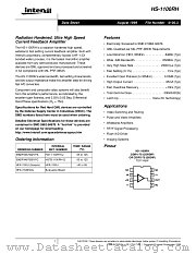 HS7-1100RH-Q datasheet pdf Intersil