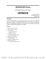 HM628128DLR-5UL datasheet pdf Hitachi Semiconductor