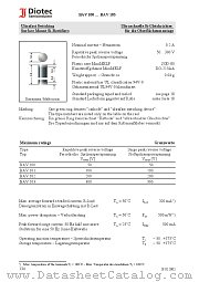 BAV103 datasheet pdf Diotec Elektronische