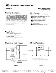 AME1117DCCT datasheet pdf Analog Microelectronics