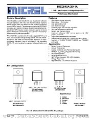 MIC2941ABU datasheet pdf Micrel Semiconductor