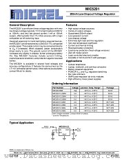 MIC5201BM datasheet pdf Micrel Semiconductor