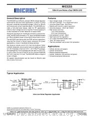MIC5255-2.6BM5 datasheet pdf Micrel Semiconductor