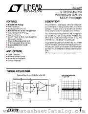 LTC1659CMS8 datasheet pdf Linear Technology
