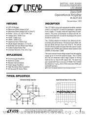 LTC2050CS5 datasheet pdf Linear Technology