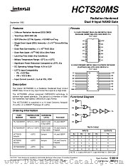 HCTS20HMSR datasheet pdf Intersil