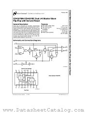 4027 datasheet pdf National Semiconductor