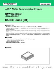 FAR-D5CC datasheet pdf Fujitsu Microelectronics