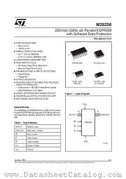 M28256-90WMS6T datasheet pdf ST Microelectronics