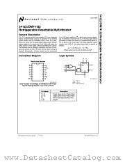 DM54122 datasheet pdf National Semiconductor