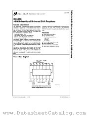 DM54194W datasheet pdf National Semiconductor