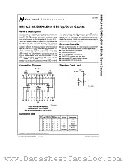 DM54LS469J datasheet pdf National Semiconductor