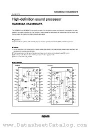 BA3880AS datasheet pdf ROHM