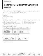 BA6397 datasheet pdf ROHM