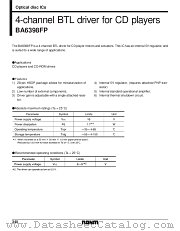 BA6398 datasheet pdf ROHM