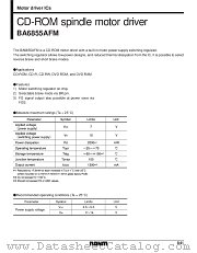 BA6855AFM datasheet pdf ROHM