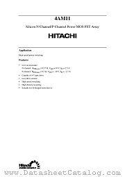 4AM11 datasheet pdf Hitachi Semiconductor