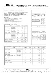 KIA494APV datasheet pdf Korea Electronics (KEC)