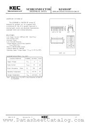 KIA6040 datasheet pdf Korea Electronics (KEC)