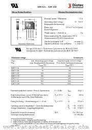 KBU12 datasheet pdf Diotec Elektronische