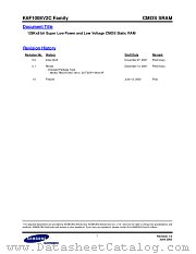 K6F1008V2C-F datasheet pdf Samsung Electronic