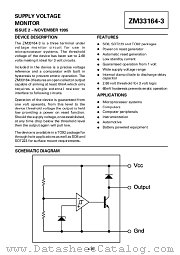 ZM331643G datasheet pdf Zetex Semiconductors