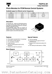 TSOP1840SI1 datasheet pdf Vishay