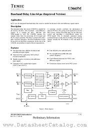 U3665M-MFP datasheet pdf TEMIC