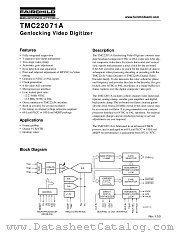 TMC22071AKHC1 datasheet pdf Fairchild Semiconductor