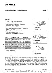 TLE4271G datasheet pdf Siemens