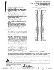 SN54ABT16601WD datasheet pdf Texas Instruments