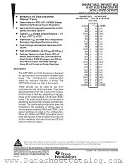 SN54ABT16623WD datasheet pdf Texas Instruments