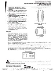 SN54ABTR2245FK datasheet pdf Texas Instruments
