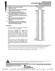 SN74ALVCH16524DGG datasheet pdf Texas Instruments
