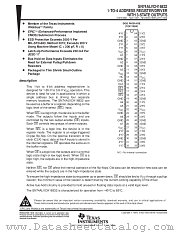 SN74ALVCH16832DGG datasheet pdf Texas Instruments