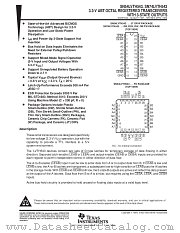 SN54LVTH543FK datasheet pdf Texas Instruments