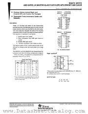 SN5472W datasheet pdf Texas Instruments