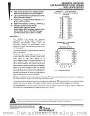 SN54ABT843FK datasheet pdf Texas Instruments