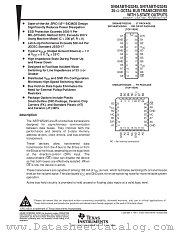 SN54ABTH25245JT datasheet pdf Texas Instruments