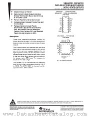 SN54HC251W datasheet pdf Texas Instruments