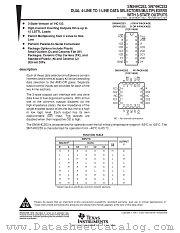 SN54HC253FK datasheet pdf Texas Instruments